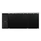 image of Continental Refrigerator BB79N Refrigerated Back Bar Cooler w/ 3 Solid Doors, 28 Cu Ft, 79" W