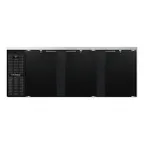 image of Continental Refrigerator BB90N 90" Back Bar Cooler with Solid Door