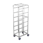 image of Winholt SS-L-6 Stainless Steel Mobile Lug Rack w/ 6 Lug Capacity