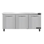 image of Continental Refrigerator SW72N 72" 3-Section WorkTop Refrigerator w/ 3 Doors, 20.6 cu. ft.