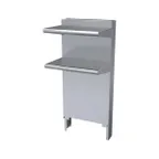 image of Garland US Range CCDHS-18 Cuisine Backguard/Flue Riser, with Double High Shelves