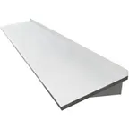 image of IMC Teddy WMS-1224-16 Wall Shelf 24" x 12", 16‑Gauge 304 Stainless Steel, Includes Mounting Brackets