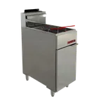image of Coriat USA TURBO-20-3Q 16" Floor Model Gas Deep Fryer, Full Pot, NG/LP, 40 Ibs, 90.000 BTU