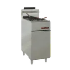 image of Coriat USA TURBO-30-5Q 22" Floor Model Gas Deep Fryer, Full Pot, 60 Ibs Capacity, 150.000 BTU