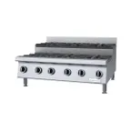 image of Garland US Range GTOG36-SU6 35" Countertop Gas Hotplate with Manual Controls, (3) 30,000 Btu Open Burners