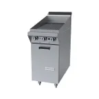 image of Garland US Range M17B Gas 17" Heavy Duty Range w/ 17" Full Briquette Charbroiler, (1) Cabinet Base, 45.000 BTU