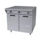 image of Garland US Range M43-3S 34" Gas Heavy Duty Range w/ (3) Even Heat Hot Tops, (1) Cabinet Base, 66.000 BTU
