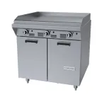 image of Garland US Range M47S 34" Gas Heavy Duty Range w/ 34" Full Griddle, (1) Cabinet Base, 99.000 BTU