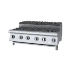 image of Garland US Range UTOG36-SU6 36" Countertop Heavy Duty Step-Up Gas Hotplate with (6) Burners, 180.000 BTU 