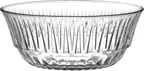 image of LAV HORECA ARZ222 - Clear Round Bowl 8‑10" Diameter 69 oz (2 qt) Glass 3‑5/8" Height - 2/Case
