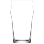 image of LAV HORECA BRN357 Berlin Beer Glass, 19.25 oz Stemless Nonic Soda Lime, 6" Height, 3¼" Rim - 12/Case