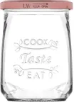 image of LAV HORECA BST055 K03 Boston Jar, 19 1/2 oz (1.5 Qt) Glass Container with Leakproof Lid - 12/Case
