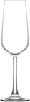 image of LAV HORECA CLM622 - Colmar Champagne Flute Glass, 7.5 oz (8" H x 1.875" R Ø), Fine Rim Soda Lime Glass- 6/Case