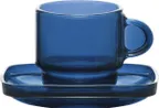 image of LAV HORECA CMB409 PFTCL0534-1 Coffee Glass Mug, 3.1 oz (3 1/8 oz) Soda Lime, Stackable - 12/Case