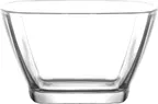 image of LAV HORECA DEL210TF - Square Serving Bowl, 10.5 oz (2.5" H x 4.125" R⌀), Tempered Glass, 12/Case