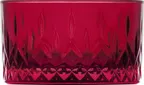 image of LAV HORECA EDN495 PFTCL0202-1 Edinburgh Bowl, 8 3/4 oz (2.125" H x 3.75" R⌀), Glass Red - 12/Case