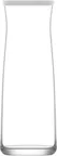 image of LAV HORECA GRO120 Girona Carafe, 40 5/8 oz Glass, 9 7/8" H x 3 1/4" R, Silicone Lid - 12/Case