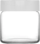 image of LAV HORECA HVN063 Havana Jar, 21.5 oz (1.5 Qt) Clear Glass Container with BPA‑Free Lid - 6/Case