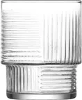 image of LAV HORECA IST324 Istanbul Soft Drink Glass, 8 1/8 oz (H 3 3/8" R 2 3/4"), Stackable Glass, 12/Case