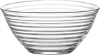image of LAV HORECA IZM222 - Clear Round İzmir Glass Serving Bowl, 68 oz (8-10"), Soda Lime, 2/Case