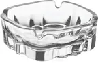 image of LAV HORECA LIM210 Square Ashtray, 4" Soda Lime Tabletop Accessory, Square Shape - 12/Case