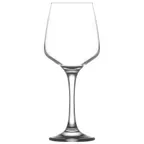 image of LAV HORECA LYN529 - Lyon Wine Glass, 10‑12 oz, 7½" Height, Stemmed Glass, Rim, Soda Lime - 6/Case