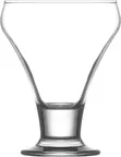 image of LAV HORECA MLB330 Malibu Ice Cream & Dessert Cup, 10 oz Base, Height 4 ¾", Lime Glass - 8/Case