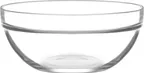 image of LAV HORECA MON220 - Glass Serving Bowl 5‑7" H 3 3/8" Dia 7 7/8" 57.5 oz Stackable Soda Lime - 2/Case