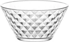 image of LAV HORECA MRB212 - Clear Round Glass Serving Bowl 2"-4" 11.1 oz (4.75" Dia) Soda Lime - 12/Case