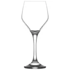 image of LAV HORECA NIC533 Wine Glass, 11 1/8" oz, 8 1/8" Height, Stemmed Base, Lime Glass, Rim - 6/Case