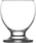 image of Lav Horeca NPL321 Napoli Soft Drink Glass, 7.25 Oz (3.625" H x 2.625" Ø), Clear Glass - 12/Case