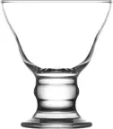 image of LAV HORECA ORL325 - Orlando Ice Cream & Dessert Cup 8.5 oz 4.38" H Footed Soda Lime Glass - 8/Case