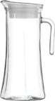 image of LAV HORECA OSL140 PK0002 Pitcher, 47 3/8 oz (1.4 L), White Lid, 10 1/8" H, 4 3/8" D, Handle - 2/Case