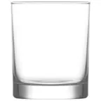 image of LAV HORECA ROT326 - Rotterdam 9 oz Whiskey Glass, 3½" H, 2⅞" Rim, 2¾" Base, Lime Glass - 12/Case