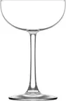 image of LAV HORECA SRD623 - Sardinia Champagne Glass, 7.75 oz, Lime Glass, Rim, 3 7/8" Rim - 6/Case