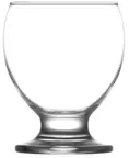 image of LAV HORECA TRN325 - Toronto Soft Drink Glass, 8½ oz (H 3 7/8" R⌀ 2 7/8"), Lime Glass, 12/Case