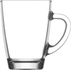 image of LAV HORECA WRS430TF Warsaw Mug, 10 1/8 oz Glass, Height 4 1/8", Rim Ø 3 1/8" - 12/Case