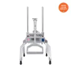 image of Nemco 56750-2 Easy Onion Slicer II – 1/4" Slice, 4" Onion Capacity, Top-Down Drive, Aluminum & Stainless Steel