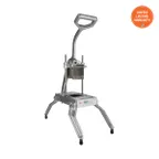 image of Nemco 56750-3 Onion Slicer – 3/8" Slice, 10" Width, Cast Aluminum/Stainless Steel, Top-Down, 4" Onion, Pusher Off