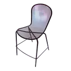 image of Plantation Prestige 2040300-02 - Stackable Bar Stool, Armless Mesh Back & Seat, Steel Frame, E‑Coated Finish