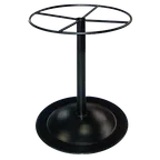 image of Plantation Prestige 2333700-01 Spun Base, 28" Spread, Height, 16‑Gauge Steel, Powder Finish, Fits 36"+ Tops