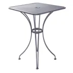 image of Plantation Prestige 2344737-0170 Butterfly Bar Table, 36" x 36" x 40" H, 16‑Gauge Steel Top, Umbrella Hole