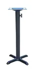 image of Plantation Prestige 2395710-0250 - Bar Height 37.5" Base, 3" Black Steel Column, Fits X‑Base or 22" Round Base
