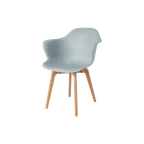 image of Plantation Prestige 2821100-04 St. Joe Outdoor Arm Chair, Resin Frame & Seat, Strap Back, 4 Seats + 8 Resin Legs
