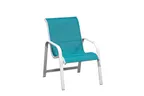 image of Plantation Prestige 4041100-04 Chair, Stackable 1-3/4" x 1/2" Aluminum Frame, Powder-Coated, Seat & Back Plain