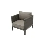 image of Plantation Prestige 8560600-0140432 Santa Cruz Lounge Chair, Wicker, Aluminum Frame, Sunbrella Cushions