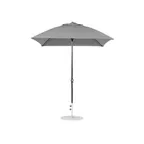 image of Plantation Prestige Commercial Furniture LLC 9965CL-01 GRA Montego Market Square Patio Umbrella, 6-1/2 ft, Grade A Fabric, 1-1/2" Aluminum Pole with Crank Lift, Heavy-Duty Outdoor Shade