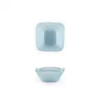 image of Turgla 02-047-06BBL Glass Ramekin, 2.25" x 1.5" Square, 2 oz Capacity, Blue Glass