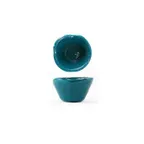 image of Turgla 10-029-06TRQ Glass Ramekin, 2.75" Diameter x 1.5" Height, 4 oz Capacity, Blue Glass