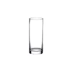 image of Turgla 13756 - Clear Glass Bud Vase, 4" Dia x 10" H, Round Straight Style, Tabletop Accent